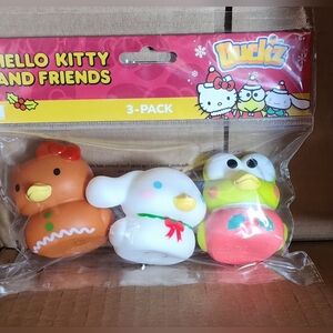 Hello Kitty And Friends Christmas Rubber Ducks